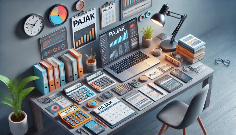 Ilustrasi pengelolaan pajak untuk perusahaan pengembangan web oleh SMR Konsultan Pajak profesional di Bekasi