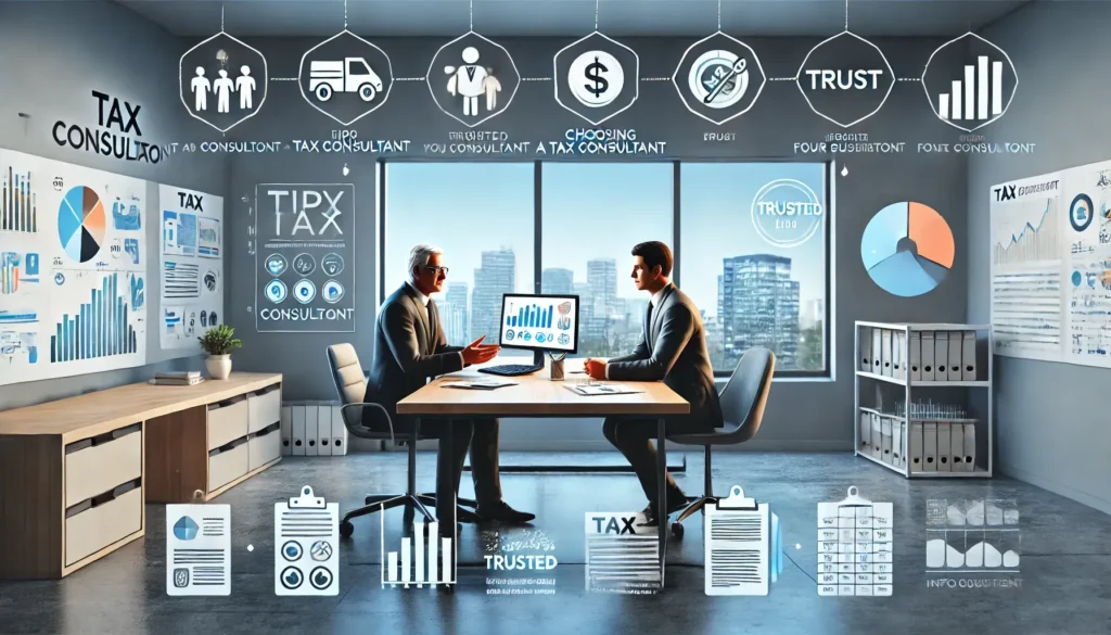 two men sitting at a table with a computer