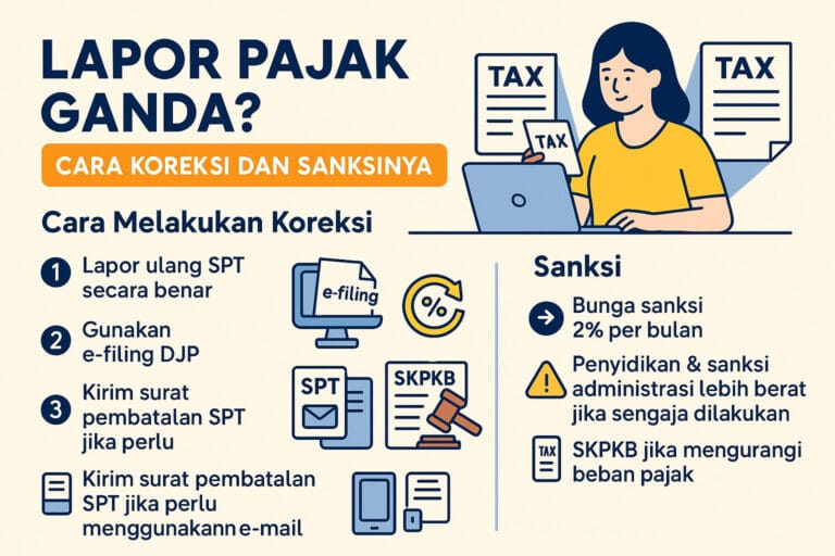 Lapor Pajak Ganda? Cara Koreksi dan Sanksinya