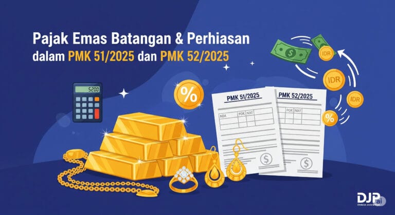 Pajak Emas Batangan & Perhiasan dalam PMK 51/2025 dan PMK 52/2025
