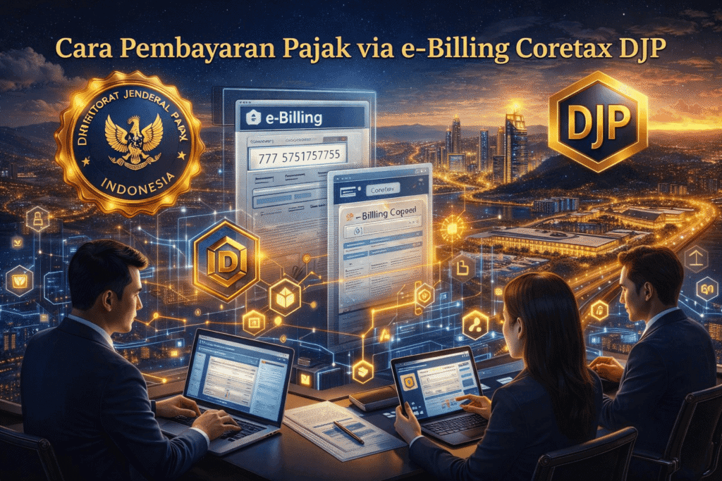 Cara Pembayaran Pajak via e-Billing Coretax DJP